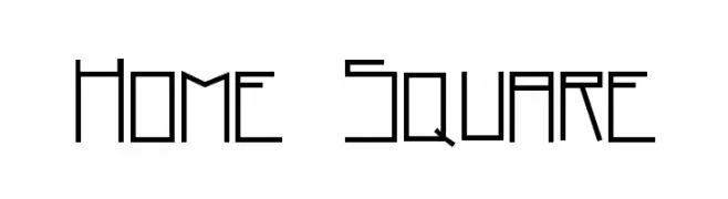 Home Square  Frei Schriftart Herunterladen