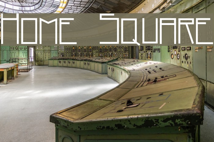 Home Square Font examples