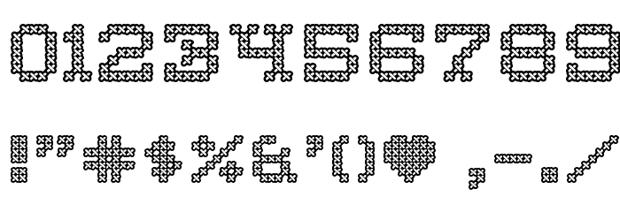 Home Sweet Home Outline Font OTHER CHARS