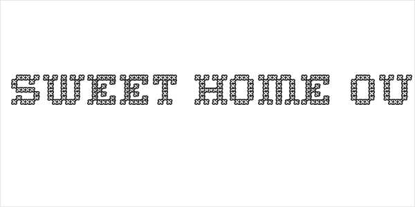 Home Sweet Home Outline Logo