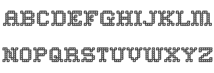 Home Sweet Home Outline Font LOWERCASE