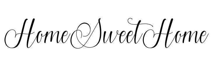 Home Sweet Home  免费字体下载