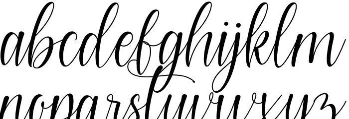 Home Sweet Home Font LOWERCASE