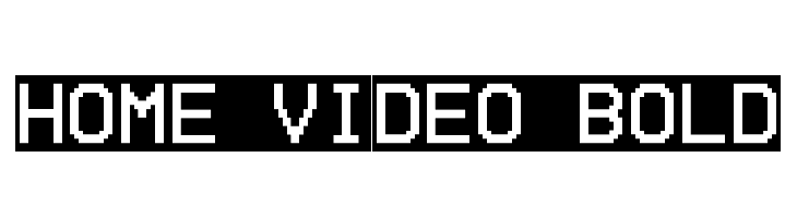Home Video Bold  les polices de caractères gratuit tlcharger