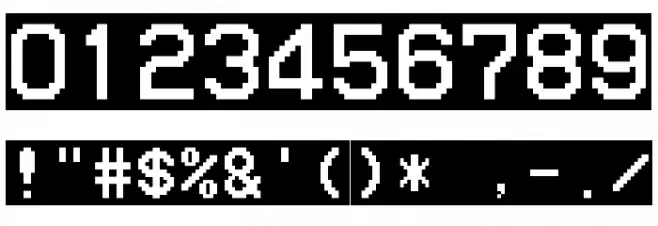 Home Video Bold Font OTHER CHARS