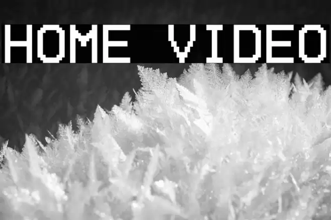 Home Video Font examples