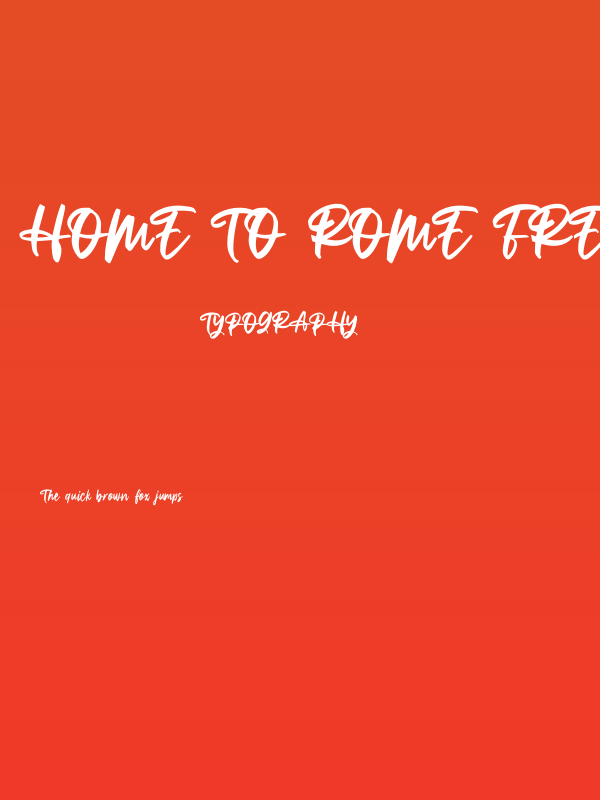 Home to Rome Free Trial Poster
