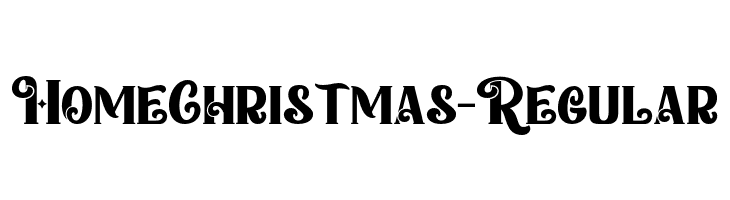 HomeChristmas-Regular  免费字体下载