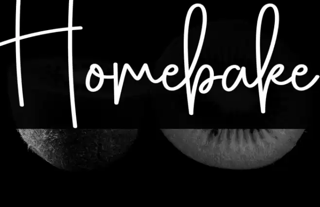 Homebake Font examples