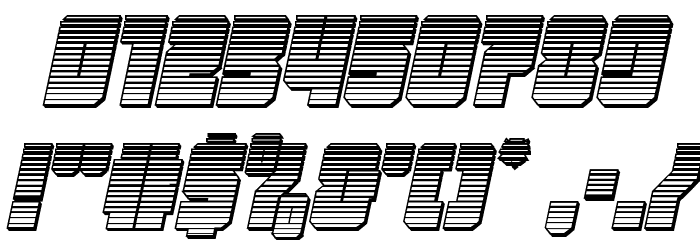 Homebase Chrome Italic Font OTHER CHARS