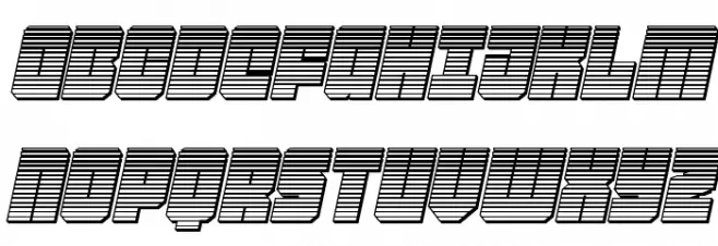 Homebase Chrome Italic Schriftart Groß