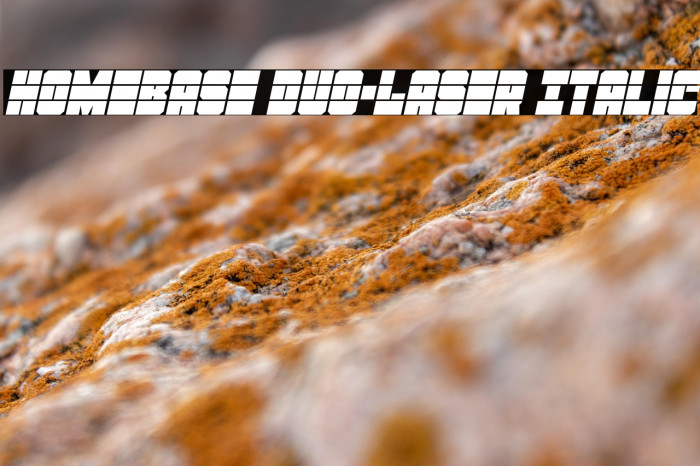 Homebase Duo-Laser Italic Example 1
