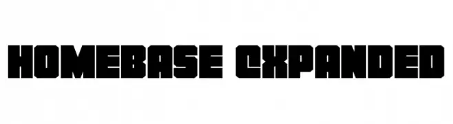 Homebase Expanded  Free Fonts Download