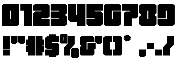 Homebase Expanded Font OTHER CHARS