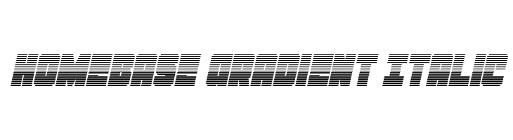 Homebase Gradient Italic  नि: शुल्क फ़ॉन्ट्स डाउनलोड