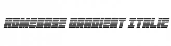 Homebase Gradient Italic  baixar fontes gratis