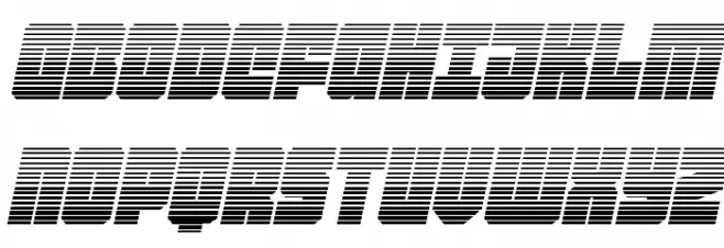 Homebase Gradient Italic Schriftart Groß