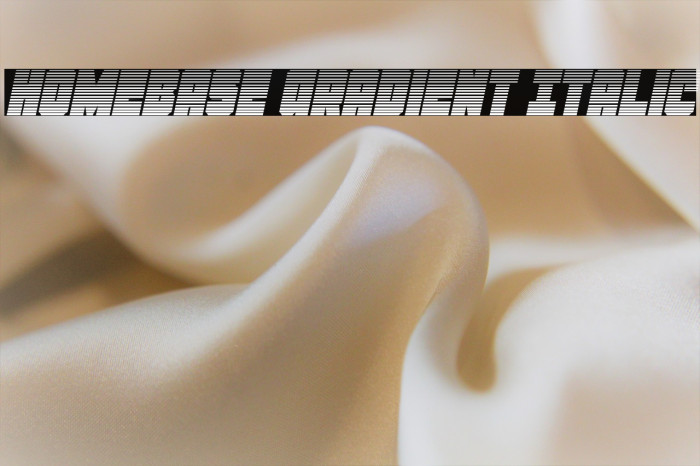 Homebase Gradient Italic Example 2