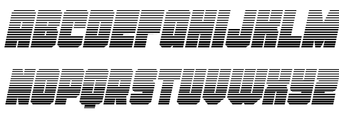 Homebase Gradient Italic Font LOWERCASE