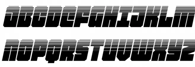 Homebase Halftone Italic Schriftart Groß