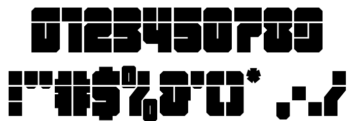 Homebase Laser Font OTHER CHARS