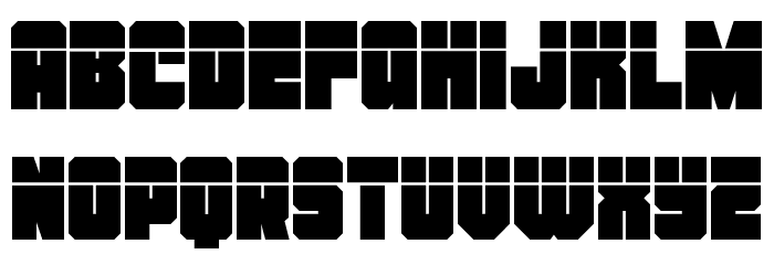 Homebase Laser Font LOWERCASE