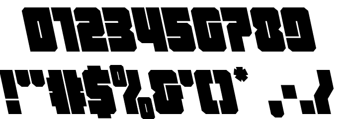 Homebase Leftalic Font OTHER CHARS