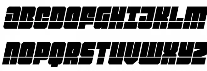 Homebase Low Laser Italic Schriftart Groß