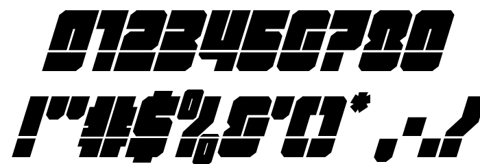 Homebase Low Laser Super-Ital Font OTHER CHARS
