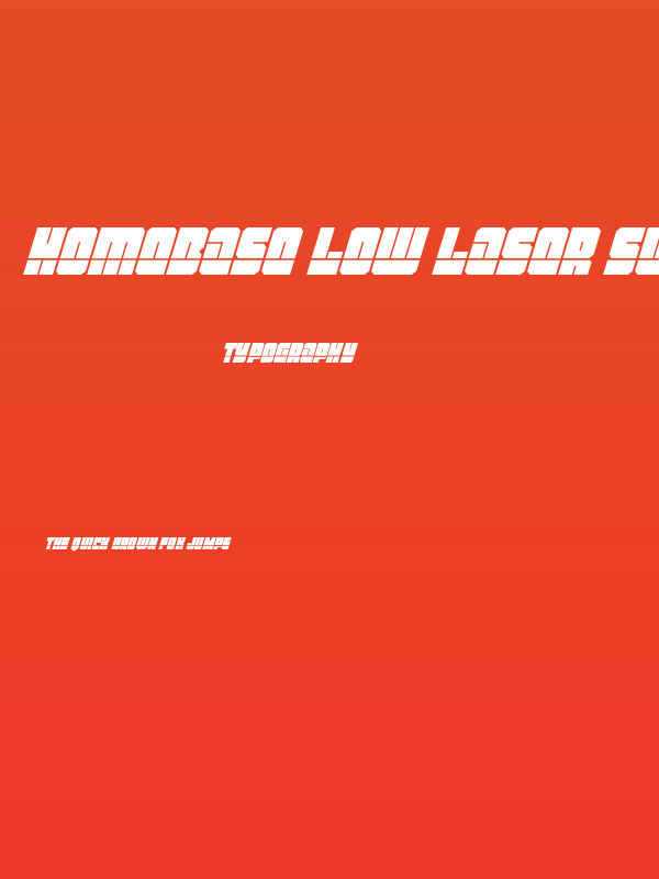 Homebase Low Laser Super-Ital Poster