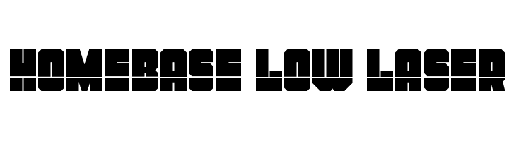 Homebase Low Laser  免费字体下载