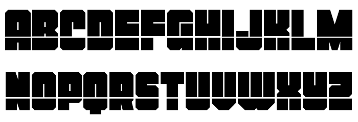 Homebase Low Laser Font LOWERCASE