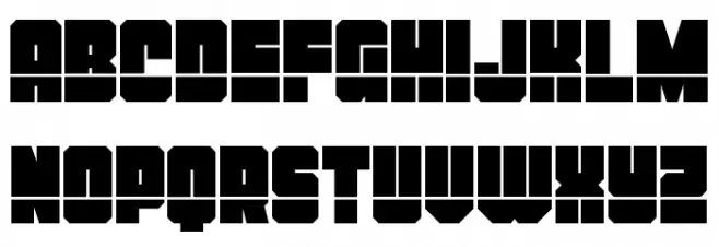 Homebase Low Laser Font Litere mici