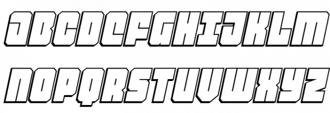 Homebase Outline Italic Fuentes MAYÚSCULAS
