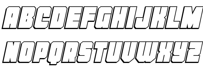 Homebase Outline Italic Font LOWERCASE