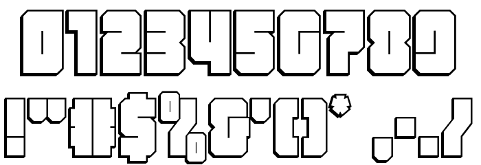 Homebase Outline Font OTHER CHARS