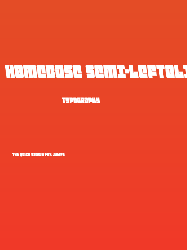 Homebase Semi-Leftalic Poster