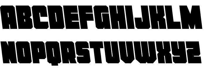 Homebase Semi-Leftalic Font LOWERCASE