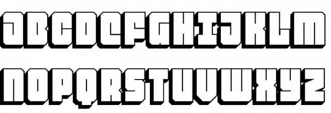 Homebase Super 3D Schriftart Groß