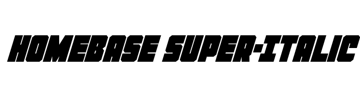 Homebase Super-Italic  免费字体下载