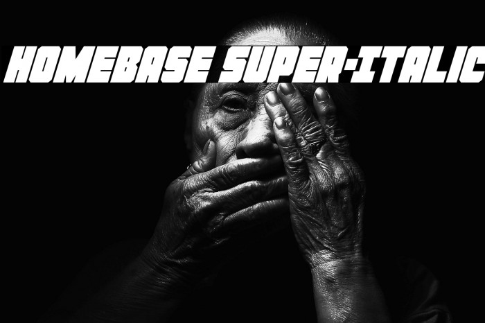 Homebase Super-Italic Example 3
