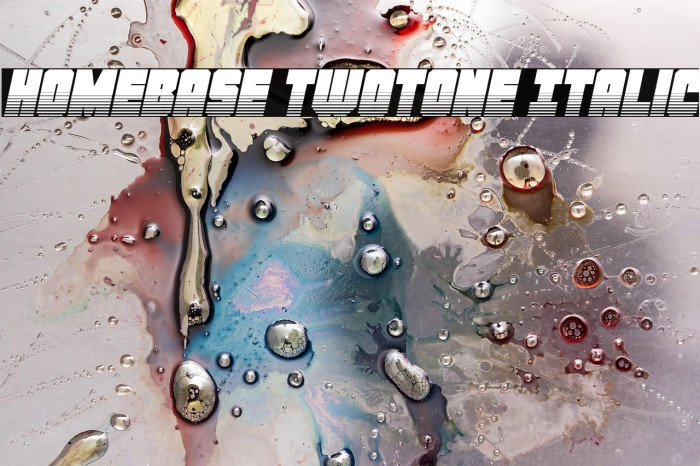 Homebase Twotone Italic Example 2