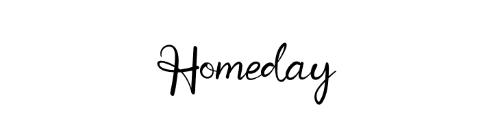 Homeday  नि: शुल्क फ़ॉन्ट्स डाउनलोड