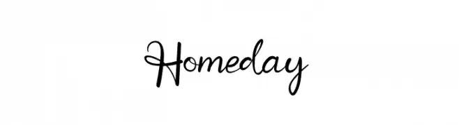 Homeday  Frei Schriftart Herunterladen