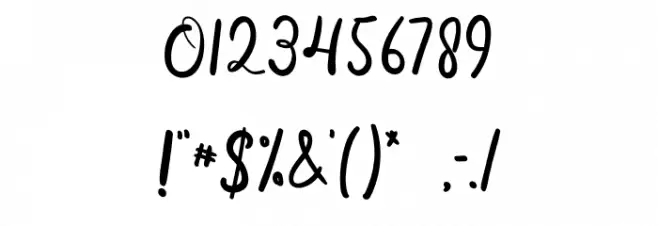 Homeday Font OTHER CHARS