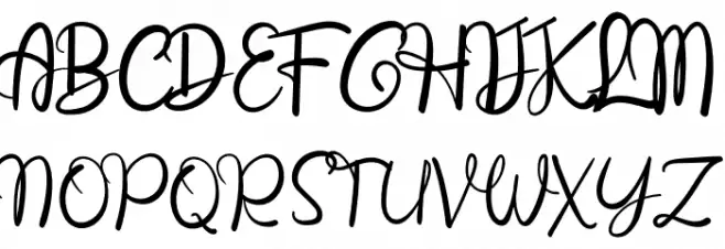 Homeday Schriftart Groß