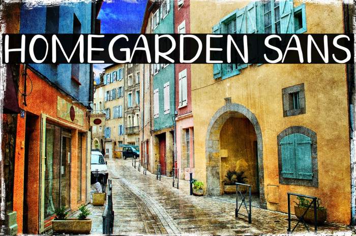 Homegarden Sans Font examples
