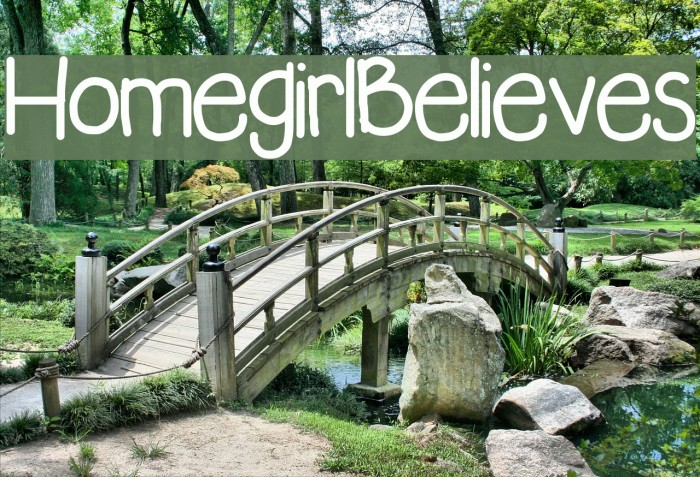 HomegirlBelieves Font examples