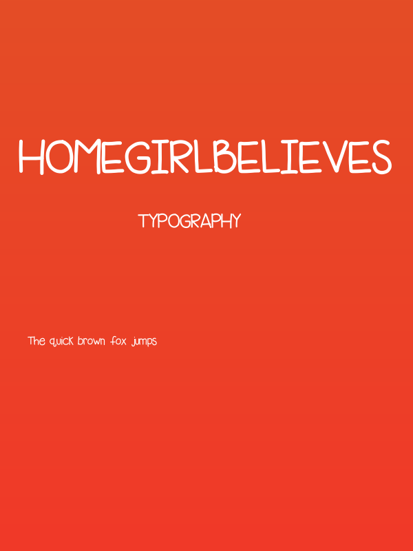 HomegirlBelieves Poster