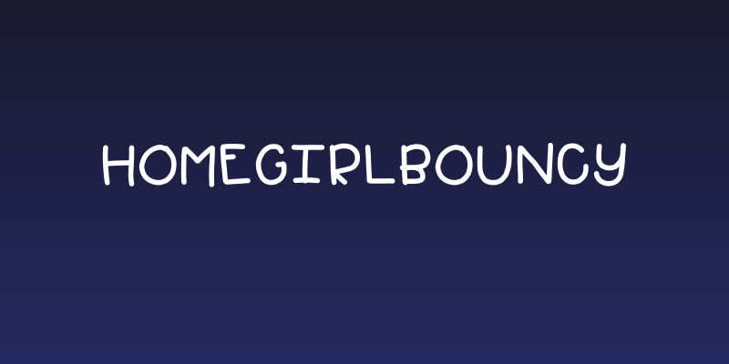 HomegirlBouncy Social Header
